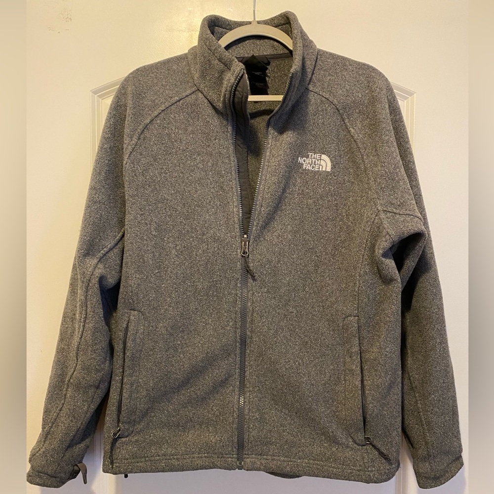 Grey North Face Fleece Jacket